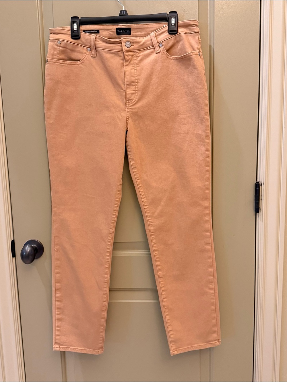 Talbots tan/khaki Cropped Slim Jeans